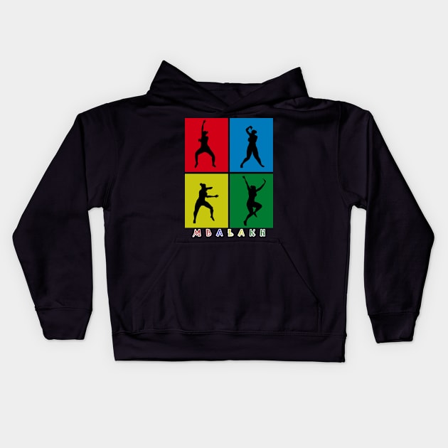 Mbalakh quadrants Kids Hoodie by Kyomaw